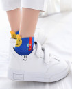 Smiley colorful socks 3Y-12Y summer 5pack breathable Cotton mesh socks